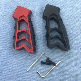 AR15 Handle Aluminium CNC AR Style Handle Black Red AEG GBB Adapter