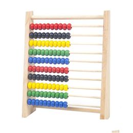 Other Office School Supplies Wholesale Colors Calcation Rack 10 Bars Children Enlightenment Puzzle Fun Toy Drop Delivery Business Dh6Hd