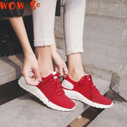 Walking Shoes Plus Size 43 Women Men Lightweight Sneakers 2024Summer Knit Breathable Women's Trainers Soft Couple White