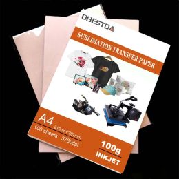 Paper 100gsm A3 A4 20/ 100 sheets per lot inkjet printing sublimation heat transfer photo paper