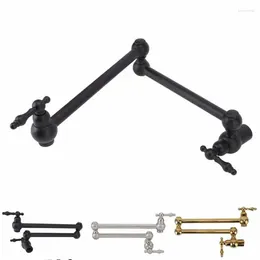 Bathroom Sink Faucets Swing Arm Kitchen Faucet Copper Stretchable G1/2 Male Thread Size For Home
