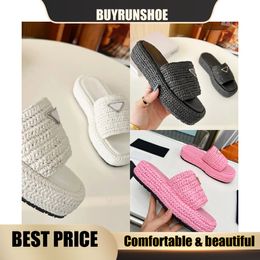 Comfort Designer sandals Womens slippers Slides womens Bottom slipper increase height slippers Womens Flat Thick luxury brand lightweight fashion 2024 eur 35-42