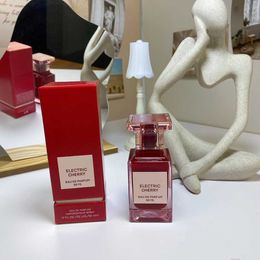 Top Quality Perfume for Woman Electric Cherry Fragrance EDP EAU De Parfum Spray 50ml 1.7 FL.OZ Lady Parfums Long Lasting Scents Brand Clone Designer Cologne UDA5