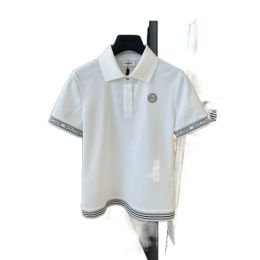 Caps Golf women's tshirt short sleeves, lapels versatile top Multicoloured