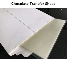 Paper 25pcs Chocolate Transfer Paper Sheets A4 Blank Edible Rice Paper Decoration for Chocolate Print Baking Pastry Confectionery Cake