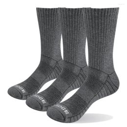 Men's Socks 2024 Winter Men Thick Breathable Cotton Cushion Crew Outdoor Sports Hiking Trekking Work Boot Women