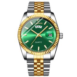 Automatyczne zegarek dla mężczyzn Selfing Mechanical Calendar Waterproof Watch Sukienka ze stali nierdzewnej Lumowalne luksusowe zegarki na nadgarstki