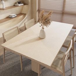 Table Cloth Leather Mat Wabi-sabi Wear-resistant Anti-scalding Rectangular Tablecloth Waterproof And Oil-proof No-wash Wipe Clean