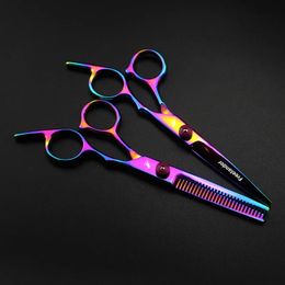 2024 Professional 6 inch Hair Scissors Thinning Barber Cutting Hair Shears Scissor Tools Hairdressing ScissorsHairdressing Scissors Tools
