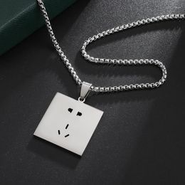 Pendant Necklaces Selling Hip Hop Rock Necklace Stainless Steel Men Women Couple Jewelry Gifts