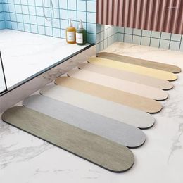 Bath Mats Super Absorbent Shower Mat Quick Drying Bathroom Rug Non-slip Entrance Doormat Nappa Skin Floor Home Carpet