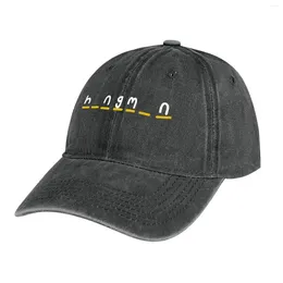 Berets Top Gun Hangman Cowboy Hat Visor Dad Fashion Beach Sun Hats For Women Men's