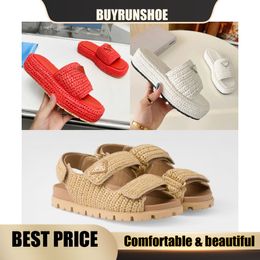 Comfort Designer sandals Womens slippers Slides womens Bottom slipper Thick soled increase height slippers Womens Flat Thick luxury brand lightweight fashion