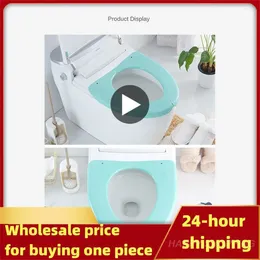 Toilet Seat Covers Plastic Sanitary Pad Washable Bathroom Mat Cushion Cover Wc Accessories 38x40cm Nordic