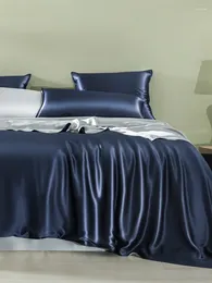 Bedding Sets 22mm Mulberry Silk Bed Linen 2 Bedrooms Sheet Set