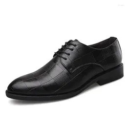 Dress Shoes Italian Mens Men Formal Leather Casual Business Party Brands 2024 Man Wedding Gents Plus Size