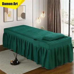 Bedding Sets Beauty Salon Sheet Thick Quilting Mattress Brief Bed Skirt Bedspread With Face Hole Body Massage SPA Beds Cover