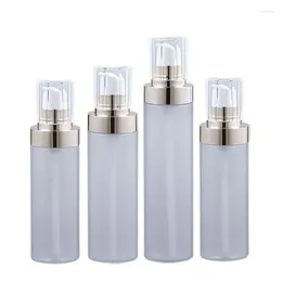 Storage Bottles 25Pcs Lotion Plastic Frost Empty 100ML 120ml 150ML Gold Black Pump PET Cosmetic Packaging Containers Shampoo 3oz