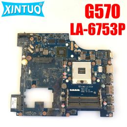 Motherboard LA6753P for Lenovo Ideapad G570 Laptop Motherboard PIWG2 Motherboard HM65 PGA989 HD6370 512M GPU DDR3 Fully Tested 100% Working