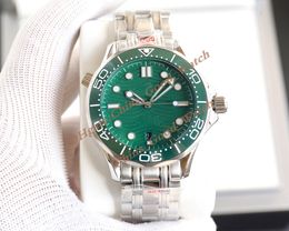 7 Styles Luxury Watch Factory 210.30.42.20.10.001 300m Cal.8800 Green dial 42mm Automatic Watches Movement Mechanical Dive Date steel strap Mens Wristwatches