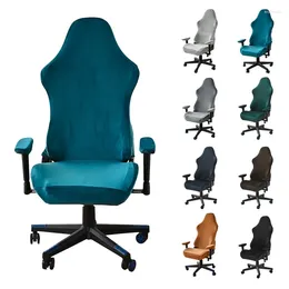 Chair Covers Velvet Gaming Elastic Office Cover Computer Chairs Slipcovers Armchair For Home El Funda Silla