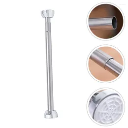 Shower Curtains Cupboard Household Rod Adjustable Curtain Spring Tension Rods Abs Extendable Rail Bar