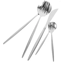 Dinnerware Sets Fork And Spoon 30-piece Box Set Stainless Steel Tableware Steak Eating Utensils Forks Spoons Kit