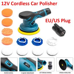 Tools 12V Cordless Car Polisher Wireless Car Beauty Waxing Auto Paint Care Furniture Polishing Machine Auto Washing Accessories