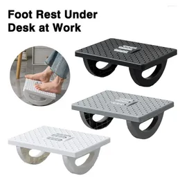 Bath Mats Foot Rest Under Desk With Massage Rollers Non-slip Massager Leg Footrest For Long Work Study Office I4C9