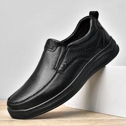 Casual Shoes Business Leather Men's Lefu Genuine Handmade Cowhide