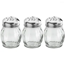 Dinnerware Sets 3Pcs Creative Pepper Jar Household Canister Seasoning Salt Restaurant