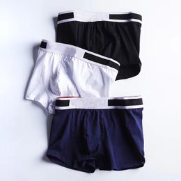 Designers märke 2024 Herrboxare män underbyxor kort för man underbundna sexiga underkläder manliga boxare bomull underkläder shorts 3 stycken kommer med låda