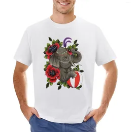 Men's Tank Tops Circus Elephant T-Shirt Plus Size Edition Sweat Heavyweights T Shirts