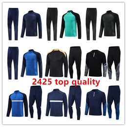 24 25 tracksuit men football training suit tuta maillot jersey jacket kit men and soccer tracksuits jogging survetement chandal