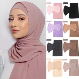 Ethnic Clothing Chiffon Hijab Underscarf Set Bonnet Turban Muslim Women Veil Islamic Fashion Ramadan Headscarves Ladies Shawls