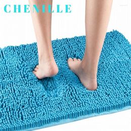 Bath Mats Bathroom Mat Anti Slip Water Absorption Quick Drying Thickened Soft Skin Friendly Bathtub Decorative