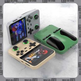 Action Toy Figures Retro Handheld Game Console Nostalgic ic 3.5-inch IPS HD Screen LIinux System 10000+ G Portable Gamer For Childrens Gifts L240402