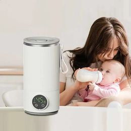 Portable Recharging Baby Bottle Warmer for Breast Milk born Baby Feeding Bottle Warmer Baby Accessories for Travel 240401