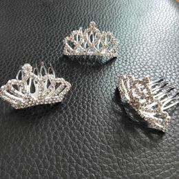 Dog Apparel Pet Grooming Baby Tiaras Hair Accessories Crown Ornaments Hairpins Rhinestone Dogs Clips