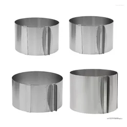 Baking Moulds Adjustable Stainless Steels Cake Moulds Rings Decorating Bakings