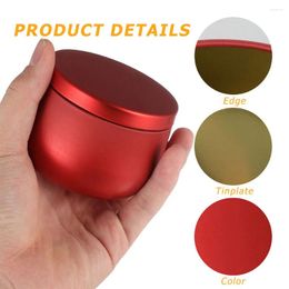 Storage Bottles 12 Pcs Belly Jar Tinplate Round Sample Containers Travel Handmade Tins Boxes With Cover Gift Tea