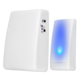 Doorbell Home Wireless Elderly Deaf Men Doorbell 7 Colour Lights Flash Music Doorbell Receiver Transmitter Wireless Doorbells