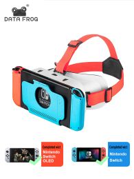 Glasses DATA FROG VR Headset Compatible with Nintendo Switch OLED Console Switch 3D Labo Goggles Headset for Switch VR Glasses Kit