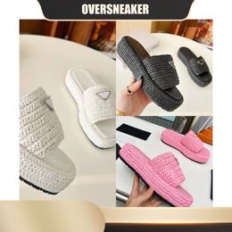 High Quality Slippers Sandal 2024 New Fashion Mules Women Sliders Casual Shoes Summer Beach Lady Rubber Slide Designer Pool Brown Slipper