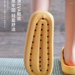 Slippers For Women Non Slip Couples Home Indoor Bathing Thick Sole Silent Dirty Resistant Cool Men