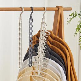 Hangers 1 PCS Multifunctional Clothes Hanger Storage Rack Household Dormitory Folding Magic Space Saving Bedroom Racks Shelf