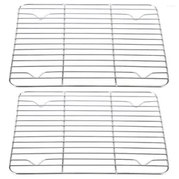 Decorative Plates Cooling Rack Stainless Steel Grill Cake Baking Racks Wire Air Fryer Roasting Cooking