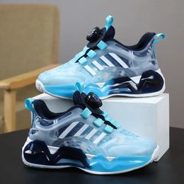 Swivel Buckle Baby Boys Girls Sneakers 2023 Spring Light Children Kid Sport Shoes Toddler Casual Breathable Running Trainers 240321