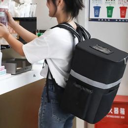 35L Extra Large Thermal Food Bag Cooler Takeaway Refrigerator Box Fresh Keeping Delivery Backpack Insulated Cool 240328