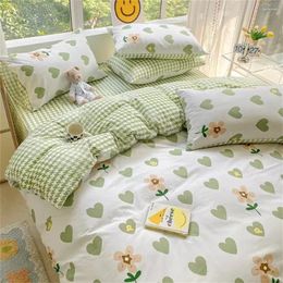 Bedding Sets Cotton Cartoon Quilt Cover For Kids Lovely Pattern Adults AB Double-sided Comforter Children Bed Linens Duvet
